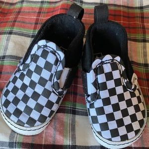 Vans soft soled slip on vans baby NWOT
